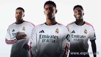 Real Madrid unveil new home kit for quest to end m...