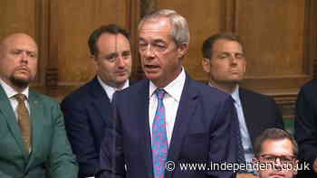 MPs erupt as Nigel Farage claims Britain dealing with two-tier policing after Henry Nowak murder: ‘Condemn the violence’