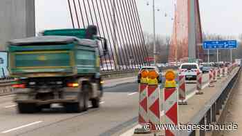 Strukturelle Schäden: Rheinbrücke Bonn-Nord ab 15 Uhr vollgesperrt