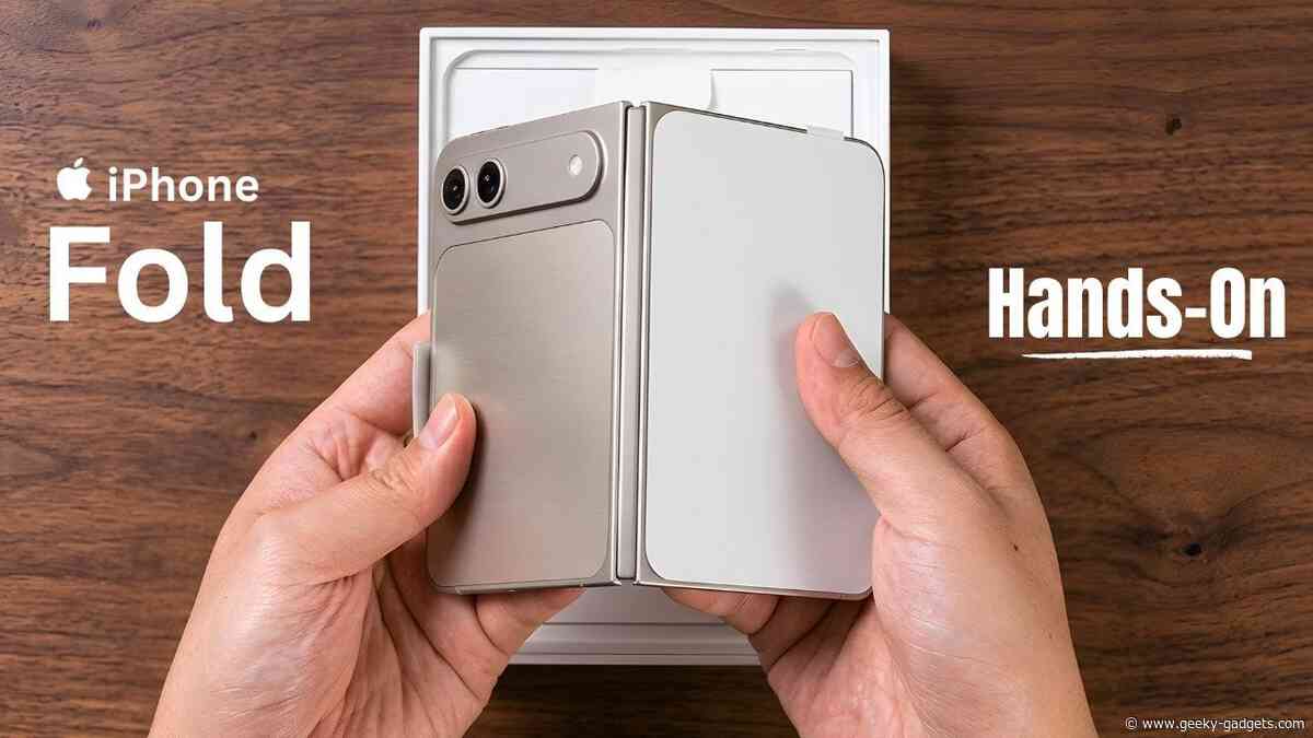 The Leaked iPhone Fold Ultra Design Changes Everything