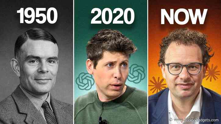 How AI Evolved from Alan Turing to ChatGPT in 100 Years