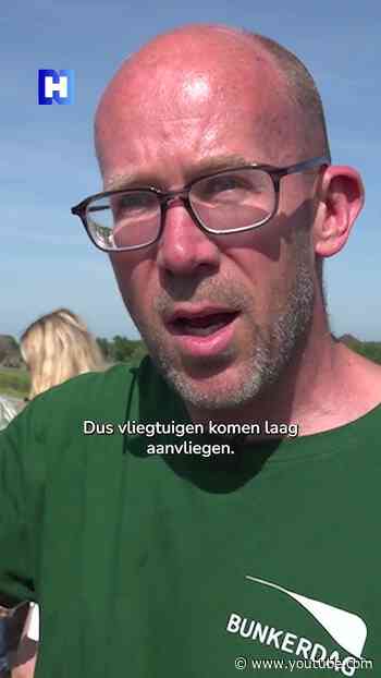 Voor één dag oud luchtafweergeschut op Egmondse bunker