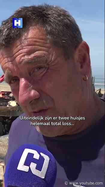 Marco redt strandhuisjes van uitslaande brand