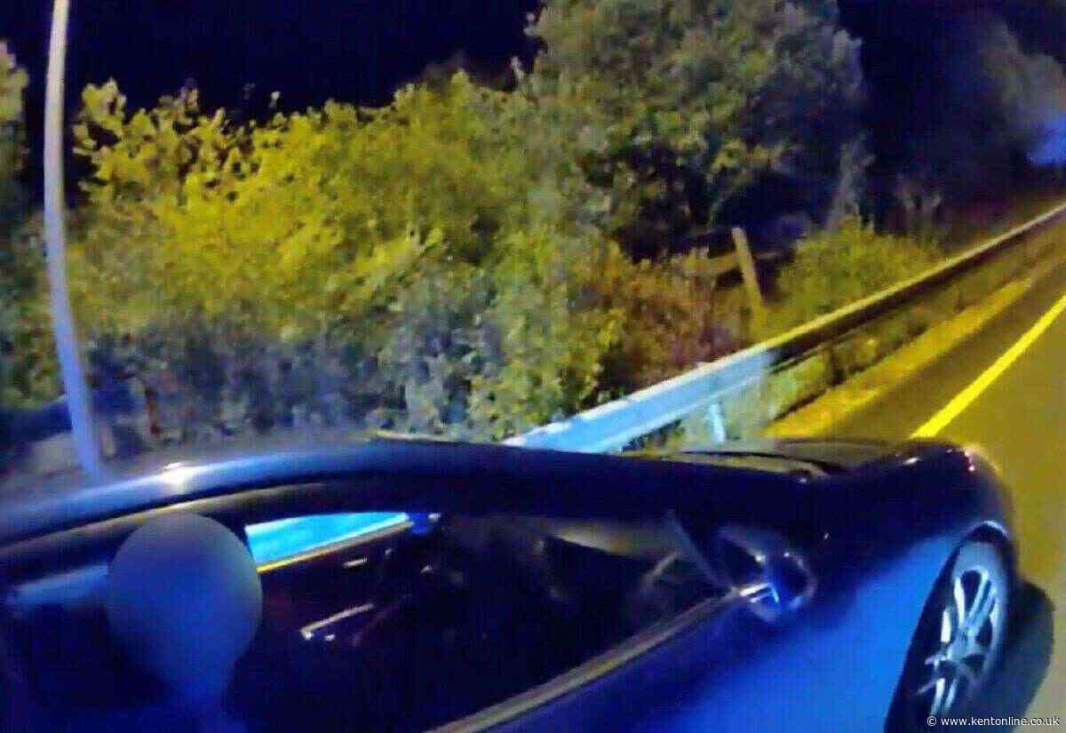 Shocking footage shows drivers racing on M2 at speeds of ‘up to 120mph’