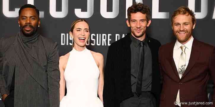 Colman Domingo, Emily Blunt & Josh O’Connor Hold Hands at ‘Disclosure Day’ Paris Premiere with Wyatt Russell & More