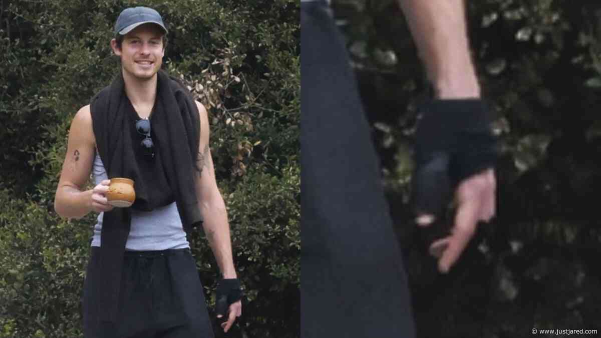 Shawn Mendes Keeps Injured Hand Wrapped Up During Hikes with Friend in Griffith Park