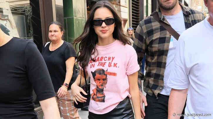 Olivia Rodrigo Rocks Sex Pistols Tee for Stylish Soho Pub Visit