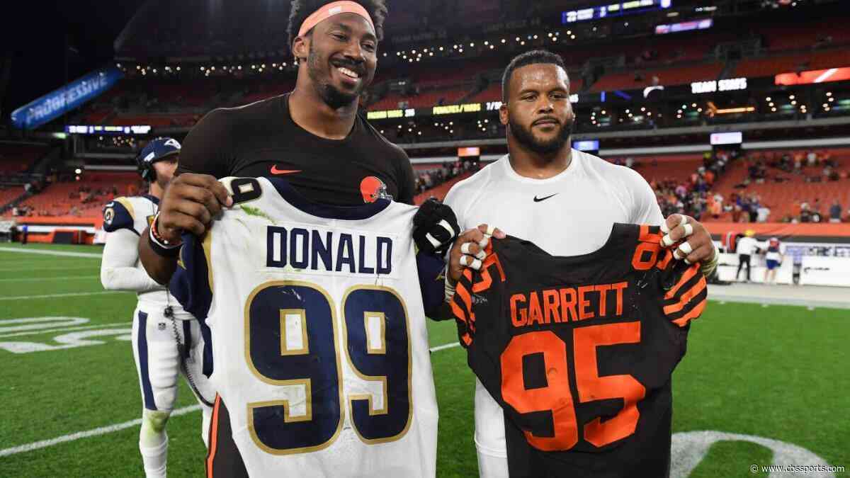 Could ex-Rams star Aaron Donald come out of retirement to join forces with Myles Garrett? 'It's a possibility'