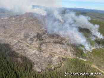 Evacuation alert issued for out-of-control wildfire in B.C.'s Cariboo