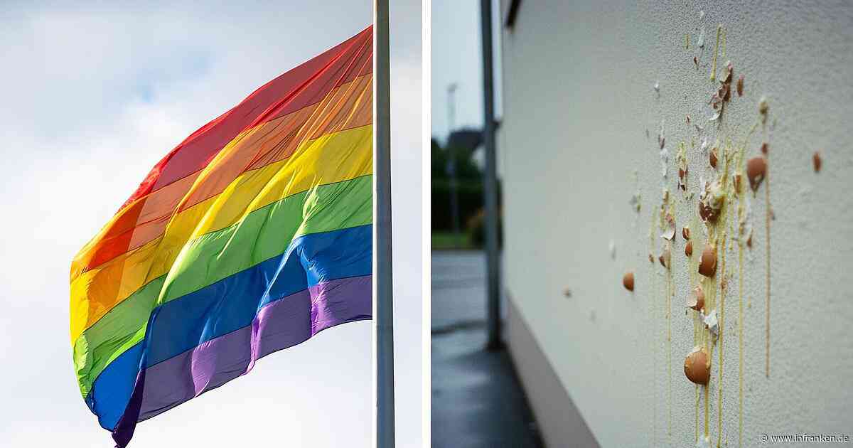 Goldkronach: Unbekannte verschandeln Wohnhaus - wegen Regenbogenflagge?
