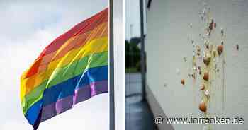 Goldkronach: Unbekannte verschandeln Wohnhaus - wegen Regenbogenflagge?