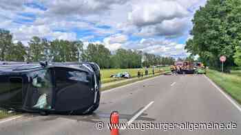 Unfall mit fünf Fahrzeugen und mindestens drei Verletzten: Illerberger Straße aktuell gesperrt