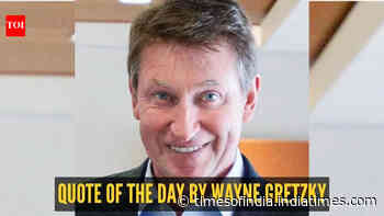 Quote of the day for kids by Wayne Gretzky: "You miss 100% of the shots you don't..."
