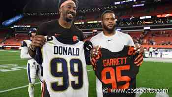 Could ex-Rams star Aaron Donald come out of retirement to join forces with Myles Garrett? 'It's a possibility'