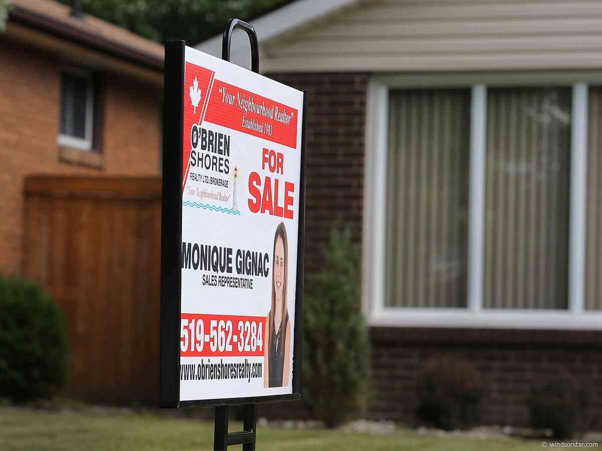 Windsor-area home sales drop 18 per cent in May as listings decline