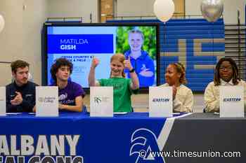 Senior athletes at Albany High have their day as they get set to compete in college