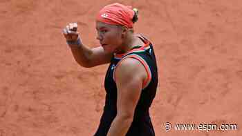 Shnaider stuns No. 1 Sabalenka at French Open
