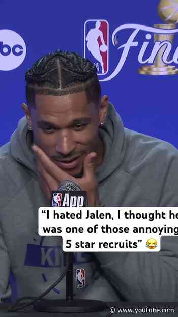 Josh Hart on his relationship with Jalen Brunson and Mikal Bridges 😂
