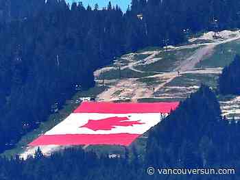 Ahead of World Cup, Grouse Mountain unveils 'largest Canadian flag' on a mountain