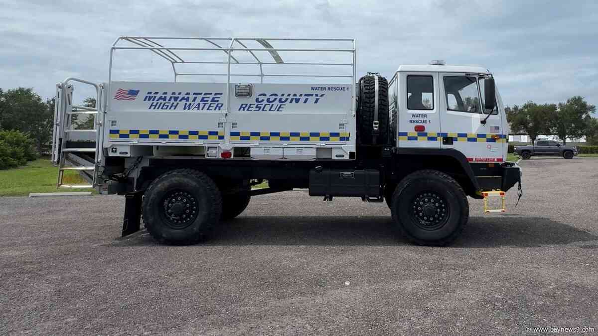 Manatee County unveils first high-water rescue vehicle as hurricane season begins