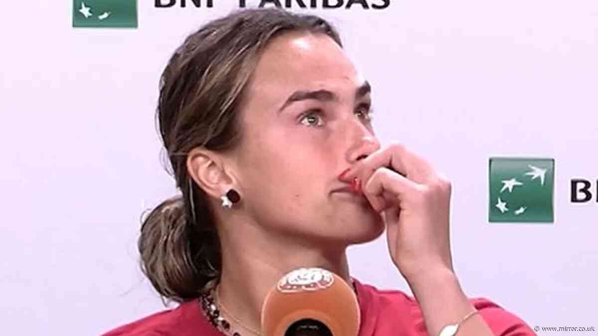 Aryna Sabalenka drops bombshell 'quit tennis' threat right after French Open disaster