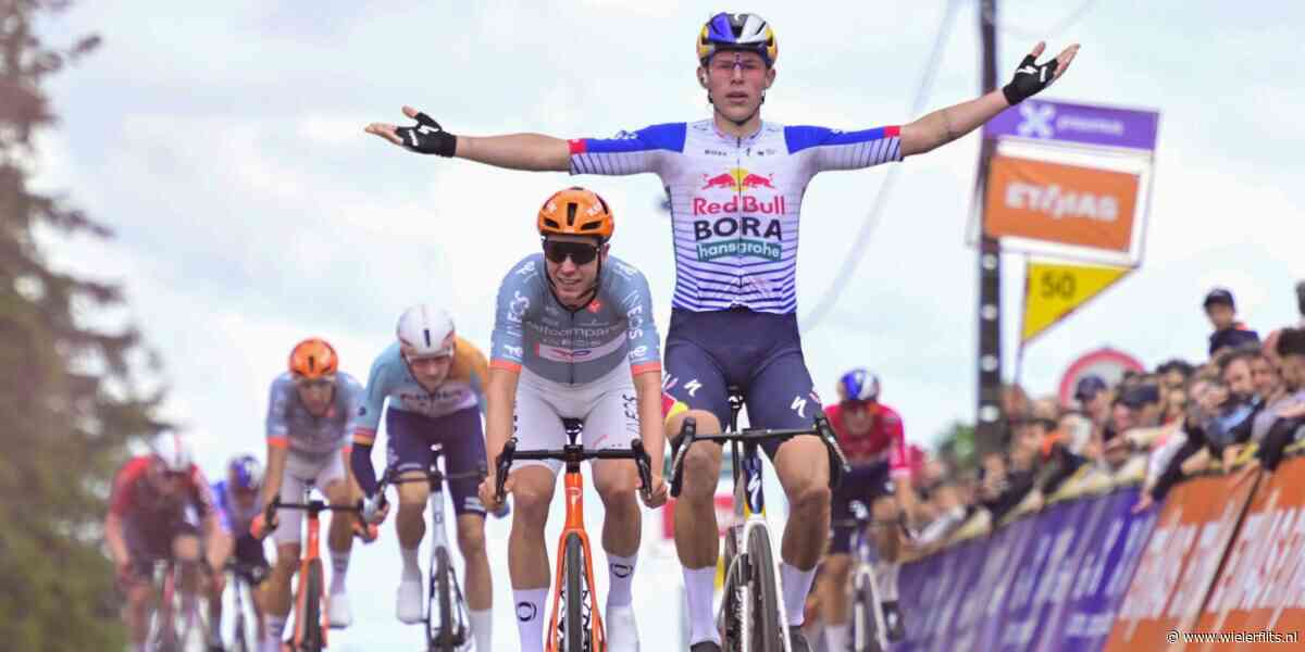 Laurence Pithie de snelste van klein plukje renners in Tour de Wallonie, massale valpartij ontsiert finale