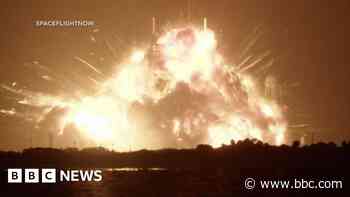 Exploding rocket casts doubts over Nasa's Moon plans