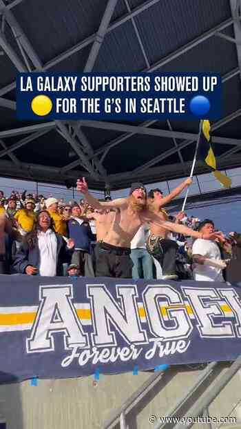 LA Galaxy Supporters TAKE OVER Lumen Field 😳 #lagalaxy #mls