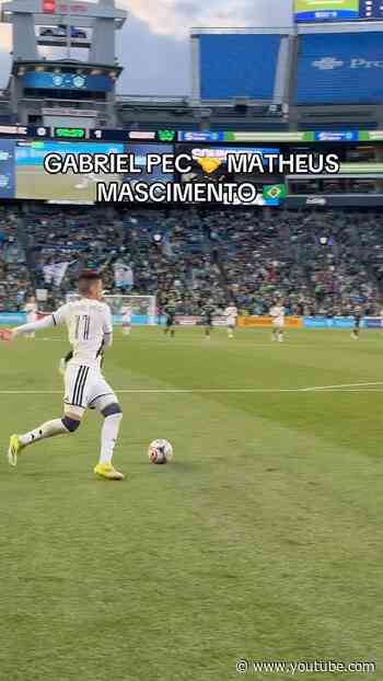 Gabriel Pec & Matheus Nascimento connect for GOAL #mls #soccer