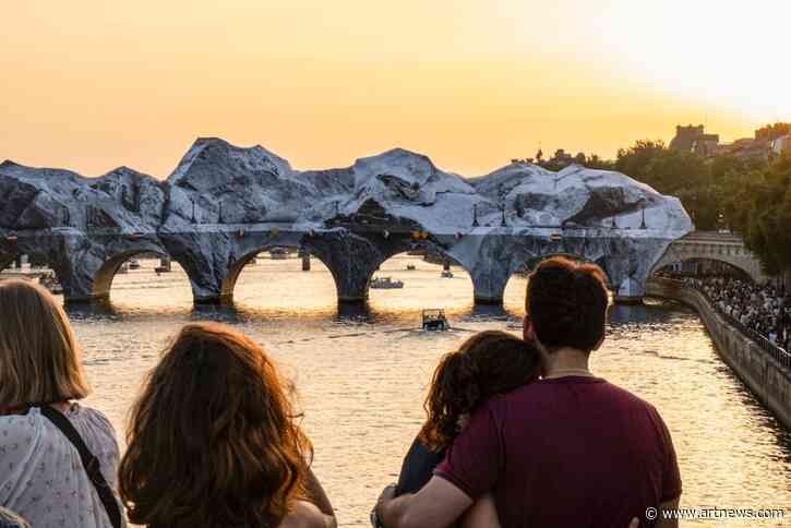 Christo-Inspired Public Artwork in Paris By French Artist JR Delayed Because of Storm