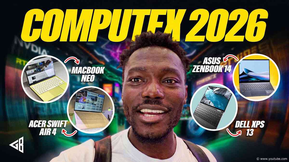 Computex 2026: MacBook Neo Windows Alternatives,  Acer Swift Air 4, ASUS Zenbook 14, Dell XPS 13