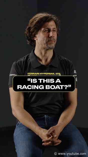 Did we mention it will be the world’s first 100ft flying monohull sailboat with a foil on the keel?