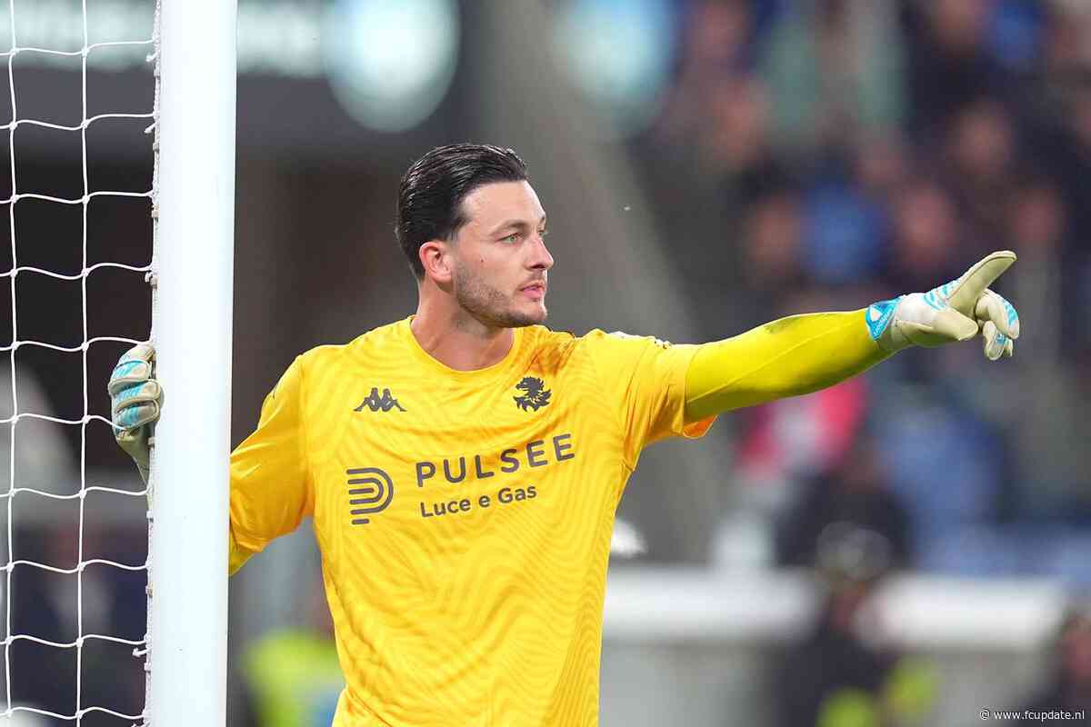 Genoa beloont goede prestaties Justin Bijlow met definitief contract