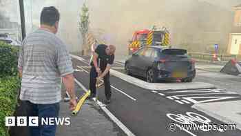 Fire damages semi-detached home