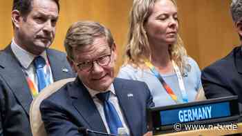 Opposition macht Vorwürfe: Wadephul empfindet Scheitern im Sicherheitsrat als "herbe Niederlage"