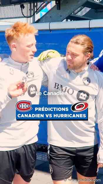 Les gars se prononcent sur la série Canadien vs Hurricanes! 🔵⚪️🔴