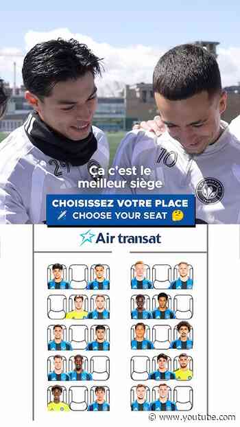 Choisis ton lineup de vol Air Transat! ✈️⚽️