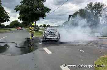 FW Alpen: Pkw Brand auf der B 57