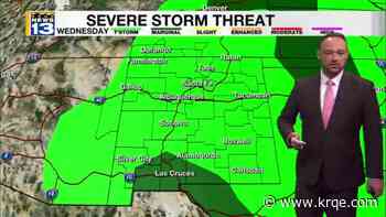 Storm chances continue across New Mexico