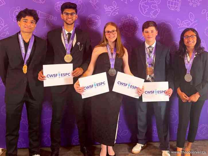 Sarnia-Lambton students medal at national science fair