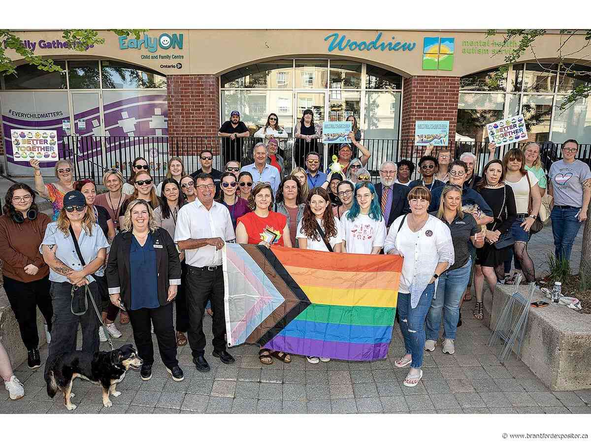 Pride flag signals that Brantford is welcoming and inclusive