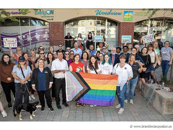 Pride flag signals that Brantford is welcoming and inclusive