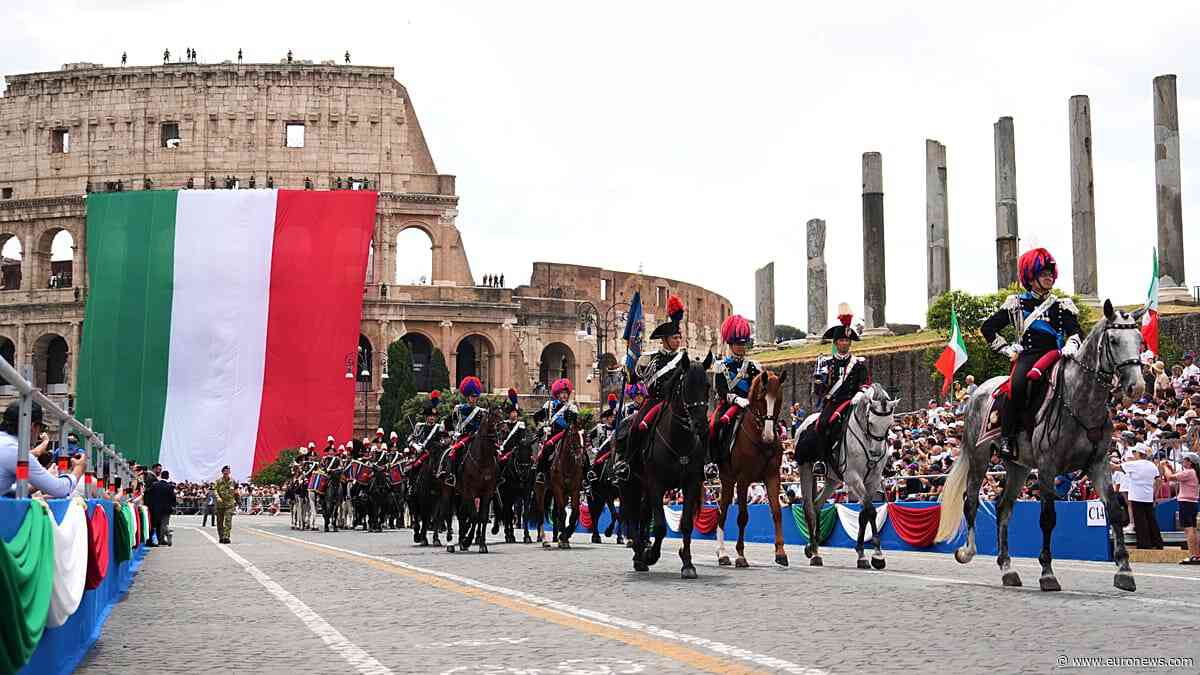 Italy marks 80 years of the Republic with military parade in Rome