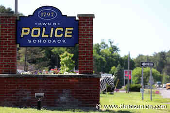 Stuffed zebra earns its stripes at Schodack Police Station