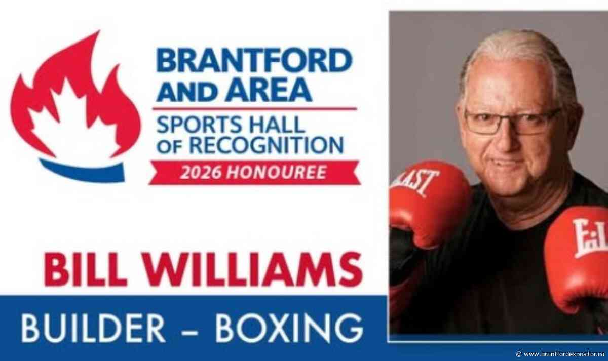 Bill Williams: 'Nice to get noticed' with Brantford hall of recognition induction