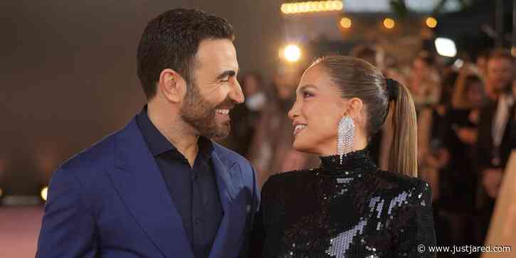 Jennifer Lopez & Brett Goldstein Share Loving Looks at ‘Office Romance’ London Premiere