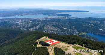Grouse Mountain unveils giant Canadian flag as FIFA World Cup set to begin
