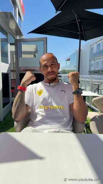 A very special good luck message for The Arsenal 🔴⚪️#F1shorts #F1