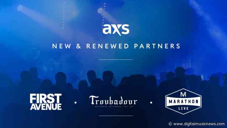 AXS Strikes a Bevy of Independent Venue Deals, Including the Troubadour, First Avenue, and the Marathon Live Portfolio