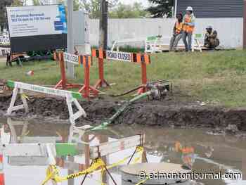 Fears of hydroplaning and underwater debris forced Yellowhead closure: city